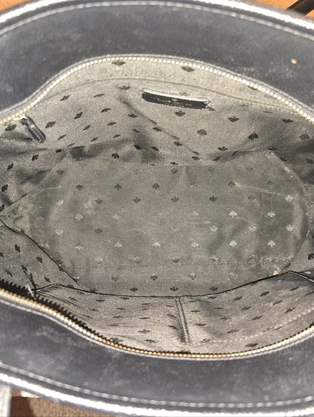 Kate Spade Lori Black Pebbled Leather Tote Bag